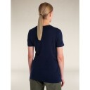 Icebreaker Women's Merino 150 Tech Lite III Short Sleeve Tee Midnight Navy L, Midnight Navy