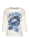 Gerry Weber T-Shirt 3/4 Sleeve - Cream - 38
