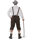 Autentisk Brun Svart Lederhosen i 100% Kvalitetskinn