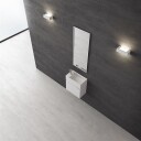 Compact 03R - Servantskap 45x25, Matt Hvit SolidTec®