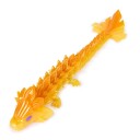Crystalynx Dragon Figur 22 cm Flerfarget