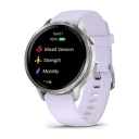 Garmin Venu 4 41mm Sølv/Blåfiolett