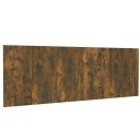 vidaXL Veggmontert sengegavl røkt eik 240x1,5x80 cm konstruert tre