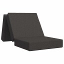 vidaXL Sammenleggbar sofabed 75 x 67 x 45 cm Mørkegrå