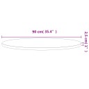  Bordplate Ø90x2,5 cm rund heltre bøketre 355919