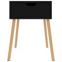 vidaXL Nattbord 2 stk høyglans svart 40x40x56 cm sponplate