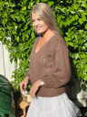 Garnius AMANDA genser lys brun