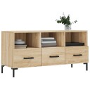 vidaXL TV-benk sonoma eik 102x36x50 cm konstruert tre 8720845944643