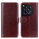 OnePlus 12R/Ace 3 Lommebok-deksel med Magnetisk Lukning Brun