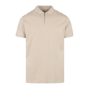 Denis SS Pique Light sand XXL Interlock SS polo pique