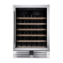 Temptech Vinskap premium rustfri Stålfront 1 Sone Wpq60scs 