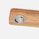 Lindby Mikari LED-taklampe av tre, 3 lyskilder