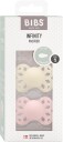 BIBS Infinity Smokk 2-pack Str. 1 Symmetrical Ivory/Blossom