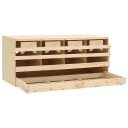 vidaXL Hekkeboks 4 rom 106x40x45 cm heltre furu