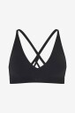 Aim'n Bh topp Shape Seamless Cross Back Bra Svart