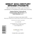 Esteban Sanchez, Cristina Bruno, Joaquin Soriano, Manuel Carra, Pedro Espinosa  Great 20thCentury Spanish Pianists (Live)  CD
