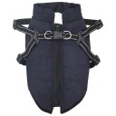 Vidaxl Hund Frakk Marineblå L32 Fleece Og Polyester
