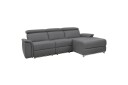 Hjørnesofa 3 seter Pareli Antrasitt Sunday Stoff Høyre Manuell Recliner   Antrasitt Sunday Stoff Høyre Manuell Recliner