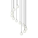 Muuto Rime Pendant Cluster   Ø12   12   White / Black
