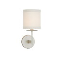 Visual Comfort Walker Sconce Burnished Silver Leaf S