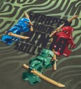 LEGO® Ninjago Genser   LWTaj 713   Armygrønn m. Trykk   LEGO® Wear   5 år (110)   Genser