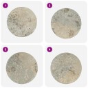  Bordplate grå Ø50x2,5 cm marmor 149194