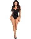 Leg Avenue Svart Bodysuit med Paljetter til Dame