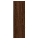 vidaXL Bokhylle brun eik 98x30x98 cm