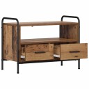 vidaXL TV-skap 67,5 x 33 x 50 cm Gammelt tre Konstruert tre