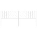  Sengegavl i metall hvit 200 cm 8721012250574