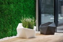 Selgro Design blomsterpotte MONUMO VESARI Hvit