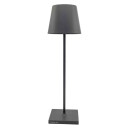 Zafferano Poldina Pro LED bordlampe USB m??rk Grå?