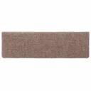 vidaXL Selvklebende trappematter 10 stk brun 65x25 cm nålestempel
