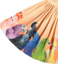 Molo Kjole Rib Cissa Rainbow Parrots m. Trykk 11 12 år 146 152 Kjole Oransje