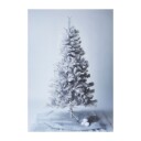 KULZ ANTARCTICA JULETRE 180 CM MED GLITTER HVIT KUANTARC180WH