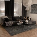 Ryetepper   Aranga Super Soft Fur antrasitt Størrelse: 120 x 170 cm