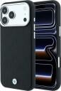 BMW Sign MagSafe-etui med preget, vattert metallogo for iPhone 18 Pro / 17 Pro – svart