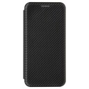 Samsung Galaxy Xcover 5 Flip-deksel Carbon Fiber Svart
