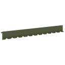 vidaXL Gjerdekant 30 stk. 102 x 10 x 4 cm Stål Olivengrønn
