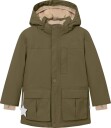 MINI A TURE Matkastorio Fleece Lined Winter Jacket. Grs   KALAMATA GREEN   116