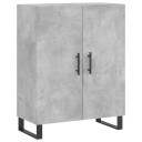 vidaXL Skjenk betonggrå 69,5x34x90 cm konstruert tre