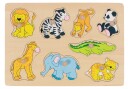 GOKI African baby animals, Lift out puzzle 57397
