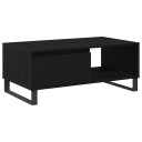  Kaffebord Svart Eike 90x50x36,5 cm Konstruert Tre