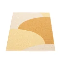 Pappelina Hill teppe Ochre/Pale yellow/Cream 70 x 90cm