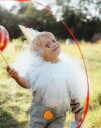 6 stk Fargerike Partyhatter Sirkus med Pompoms Circus Party