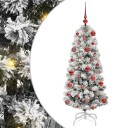  Kunstig sammensatt juletre med LED  stripelys 120 cm PVC