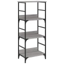  Bokhylle grå sonoma 50x33x117,5 cm konstruert tre 8721012124332