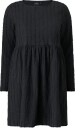 Zizzi - Kjole Vraya, L/S, Abk Dress - Svart