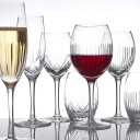 Magnor ALBA Fine Line Rødvinsglass 48 cl med Fot - Klart Design av Teresa Bergerud