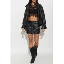 AllSaints Dame Topper Svart 3XS,